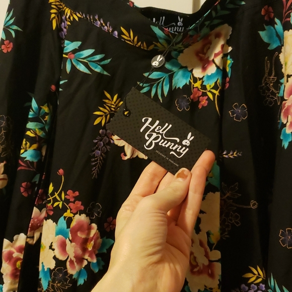 NWT Hell Bunny swing skirt - Picture 2 of 2